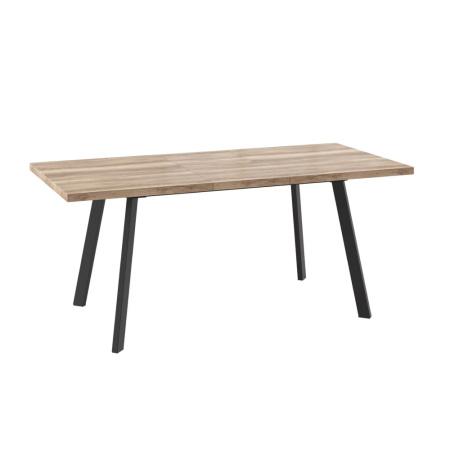 Стол BORG-140, раздвижной 140(180)х85, ДУБ КАНЬОН/ЧЕРНЫЙ) BORG 140